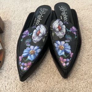 COPY - Brighton Leather Mules Size 8.5 Like new!! Retail 280